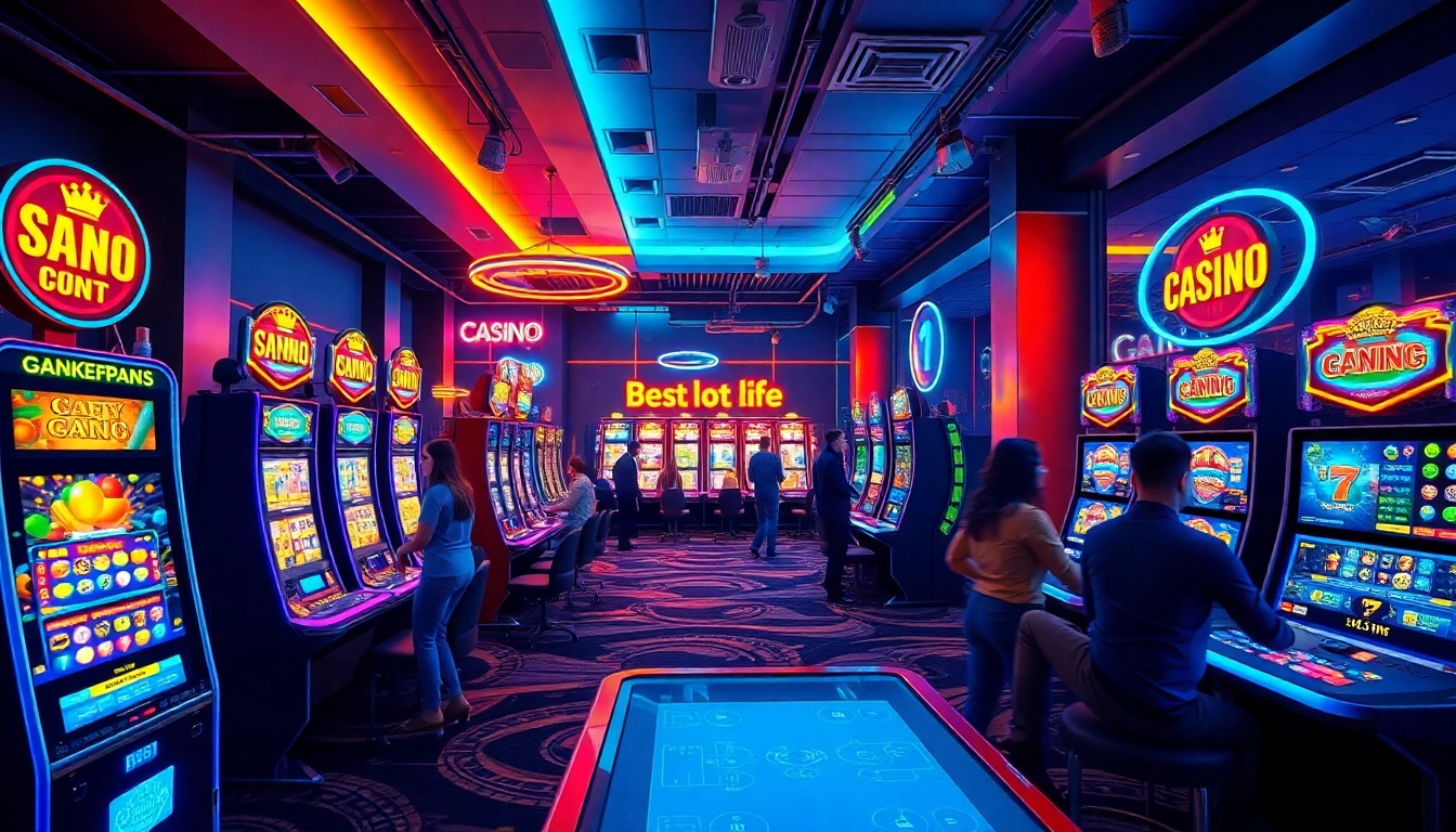 Experience the excitement of online gaming at luck8win.live with vibrant casino setups and digital interactions.