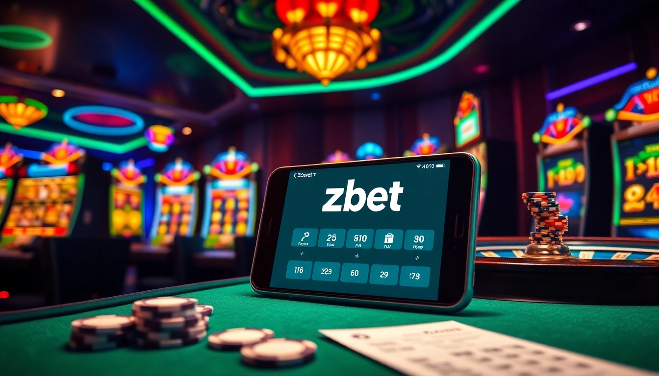 Experience the thrill of link vào zbet with vibrant casino visuals and exciting online gambling elements.