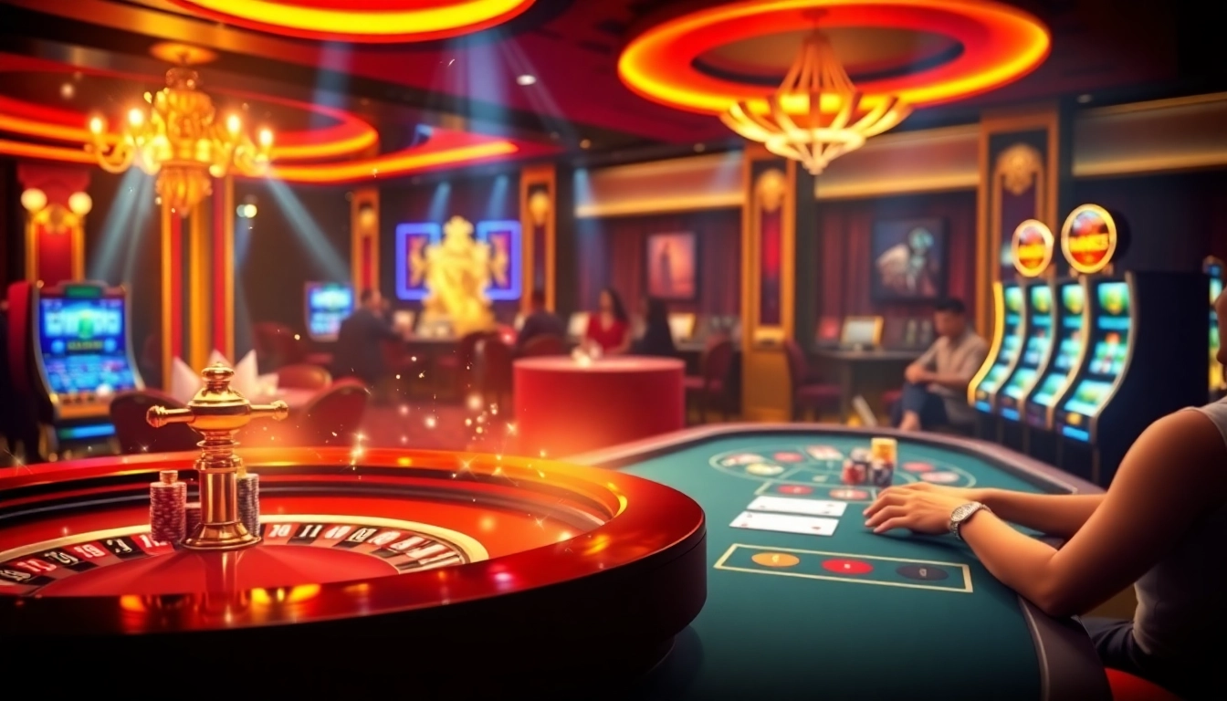 Experience the thrilling atmosphere at https://nohu906.pro/ with vibrant casino games and betting excitement.
