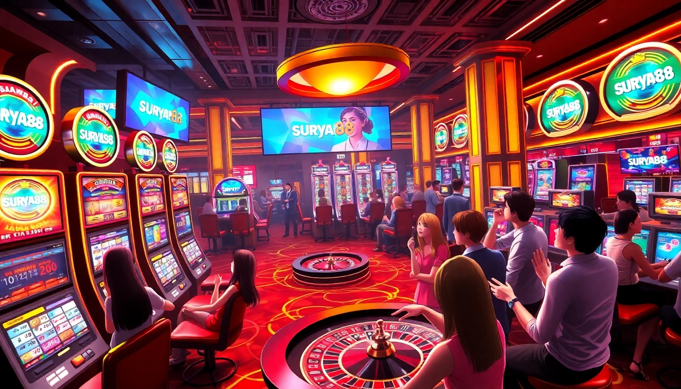 Rasakan sensasi bermain di surya88 dengan mesin slot yang dinamis dan pemain yang bersemangat.