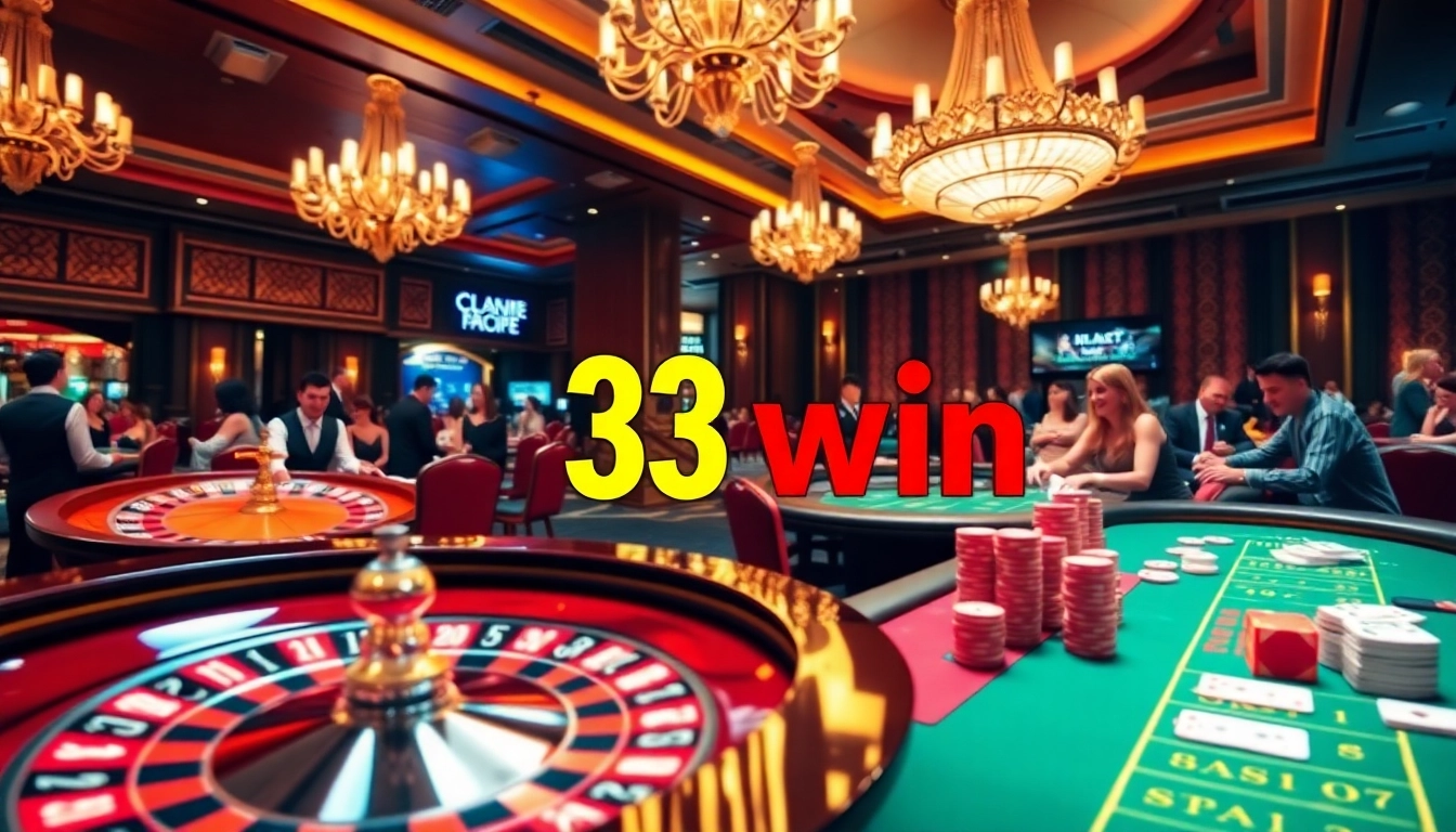 Experience the thrill of success with 33 win at a vibrant luxury casino.